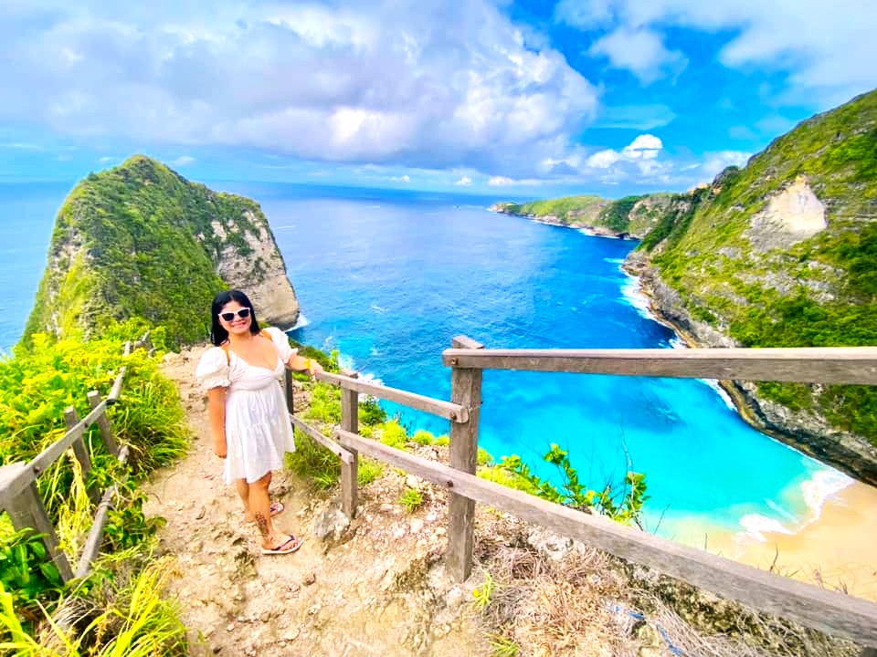 Panoramic island view on Nusa Penida in Indonesia